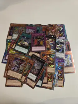 Yugioh Platinum Secret Rare Card Lot x100 RA03 RA04 PSR 1st Edition Mint Set - Image 2