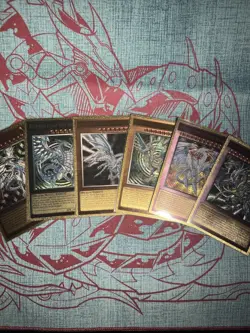 Yugioh Blue Eyes FULl Set GOLD ULTIMATE Waifu Card Girl Holo Anime YCS WC - Image 1