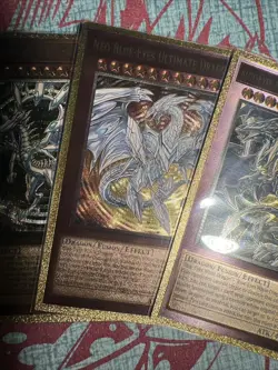 Yugioh Blue Eyes FULl Set GOLD ULTIMATE Waifu Card Girl Holo Anime YCS WC - Image 6