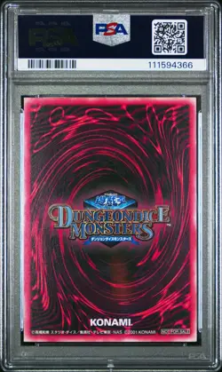 2001 YU-GI-OH! JAPANESE PROMO DARK MAGICIAN GIRL PSA 4 - Image 2