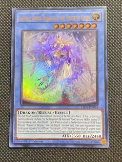 YuGiOh! - Saffira Divine Dragon of the Voiceless Voice LEDE-EN034 Ultra Rare NM - Image 1