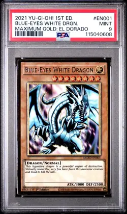Blue-Eyes White Dragon MGED-EN001 Maximum Gold: El Dorado 1st Edition - Image 1