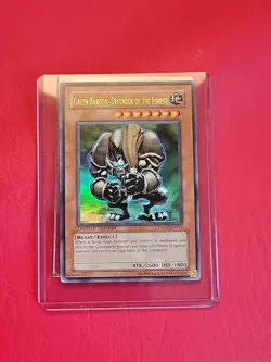 Yu-Gi-Oh! Green Baboon Defender of the Forest JUMP-EN014 Ultra Limited TopLoaded - Image 1