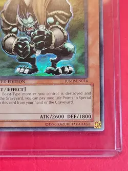 Yu-Gi-Oh! Green Baboon Defender of the Forest JUMP-EN014 Ultra Limited TopLoaded - Image 12