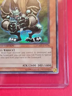 Yu-Gi-Oh! Green Baboon Defender of the Forest JUMP-EN014 Ultra Limited TopLoaded - Image 5