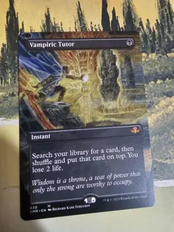 MTG Vampiric Tutor Borderless - Dominaria Remastered DMR 430 - NM/M  - Image 1