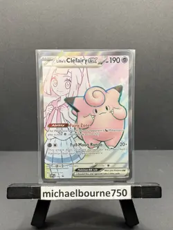 Pokemon TCG - Lillie's Clefairy ex 195 Promo - Scarlet & Violet Promos - Image 1