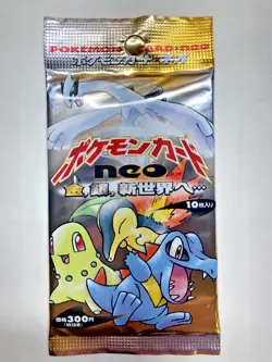 Pokemon Neo Genesis Booster Pack Vintage Japanese Edition Rare - Sealed 2000 - Image 4