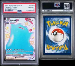 PSA 10 Ditto VMAX SV119/SV122 - 2021 Pokemon SWSH Shining Fates - Shiny Vault - Image 3