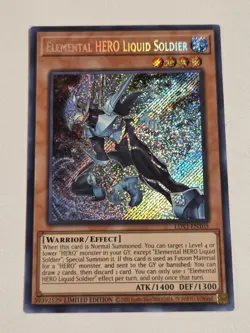 Elemental Hero Liquid Soldier LDS3-EN103 Secret Rare Yugioh Limited Edition Mint - Image 1