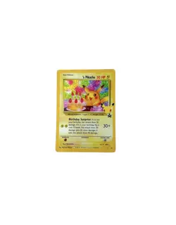 Pokemon TCG Celebrations #24 Birthday Pikachu 25th Anniversary Promo Holo Card - Image 1