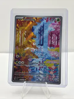 Deerling IR 165/162SV05: Temporal Forces Holo Illustration Rare Pokemon NM CARD - Image 3
