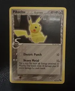 Pikachu Pop Series 5 Non Holo 13/17 Promo Common Pokemon Card 2007 - Image 1