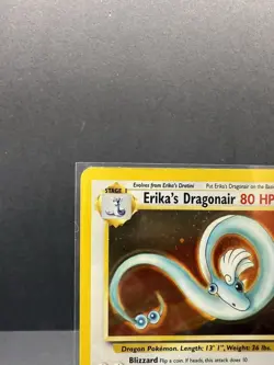 2000 Pokemon Gym Heroes Unlimited #4 Erika's Dragonair HOLO RARE MP - Image 2
