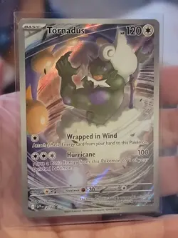 Tornadus 210 Sv: Scarlet & Violet Promo Cards Holo Illustration Rare - Image 4