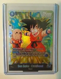 Son Goku : Childhood FB06-119 Secret Rare - Dragon Ball Card - Rivals Clash - Image 1