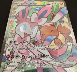 Pokemon SYLVEON EX RC32-32 Holo Generations Set Radiant Collection PACK FRESH NM - Image 5