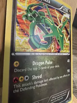 Rayquaza 11/20 HOLO RARE Pokemon BW Dragon Vault TCG Card NM 2012 - Image 12