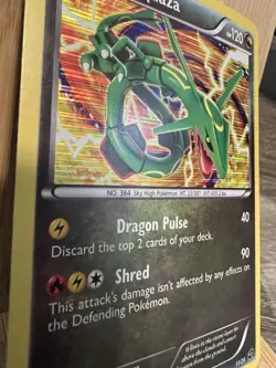 Rayquaza 11/20 HOLO RARE Pokemon BW Dragon Vault TCG Card NM 2012 - Image 4