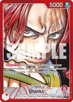 Shanks (001) (Parallel) OP09-001 Emperors in the New World Foil - Image 1