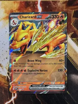 Charizard ex 161 Scarlet & Violet Promo Holo Pokemon Card NM - Image 2