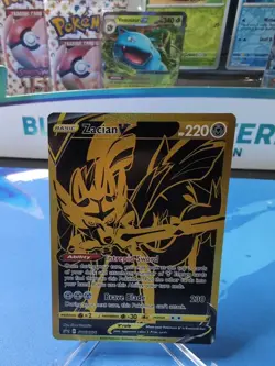 Zacian V - SWSH076 - Pokemon Sword & Shield Promo Ultra Rare Holo Card NM - Image 1