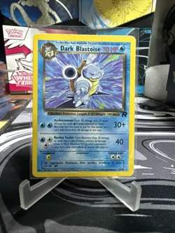 Dark Blastoise Pokemon Card Rare Non Holo 20/82 Team Rocket Set 2000 WOTC MP - Image 1