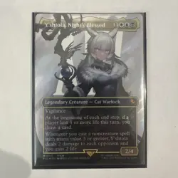 Y'shtola, Night's Blessed (Borderless) (Surge Foil) Magic MTG Final Fantasy - Image 1