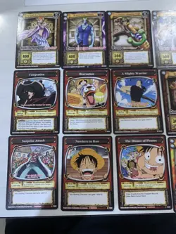 One Piece Card Game CCG 36 Cards Lot With Holos And Commons - Quest Begins 2005 - Image 4