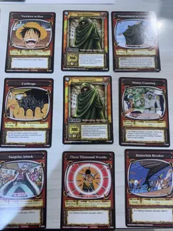 One Piece Card Game CCG 36 Cards Lot With Holos And Commons - Quest Begins 2005 - Image 6