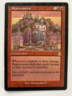 Repercussion Urza's Destiny Regular Magic the Gathering MTG Card - Image 1