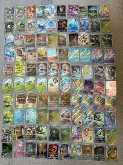 Pokemon Cards 100 pc Bulk Lot AR CHR Art Rare Full Set AsPictured NM JAPANESE E - Image 6