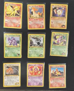 Pokemon TCG Gym Challenge 1st Edition Mixed Lot 65 Cards NM Condition - Image 1