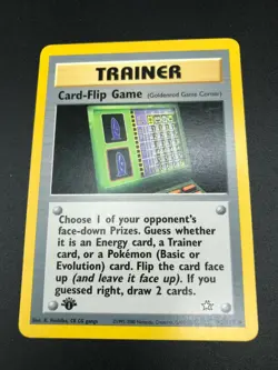 Card-Flip Game 1st Edition 92/111 Neo Genesis Pokemon TCG Card NM 2000 - Image 1