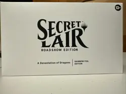 SDCC 2025 HASBRO SECRET LAIR ROADSHOW EDITION RAINBOW FOIL CARDS IN HAND - Image 1