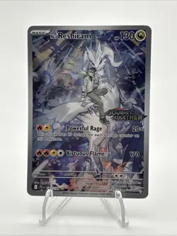 Pokémon TCG N's Reshiram Card 167/159 SV:09 Journey Together Stamped Promo - Image 3