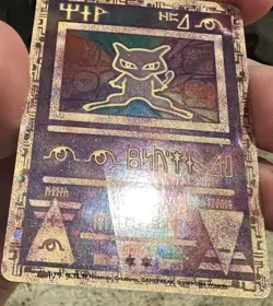 Ancient Mew Pokemon New Movie Promo Double Holo Foil Rare 1999-2000 Card - Image 2