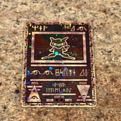 Ancient Mew Pokemon New Movie Promo Double Holo Foil Rare 1999-2000 Card - Image 9