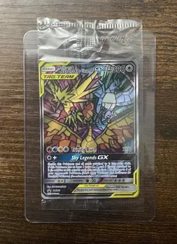 Pokemon Card - Moltres & Zapdos & Articuno GX SM210 Hidden Fates Promo Sealed - Image 1