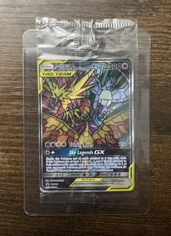 Pokemon Card - Moltres & Zapdos & Articuno GX SM210 Hidden Fates Promo Sealed - Image 3
