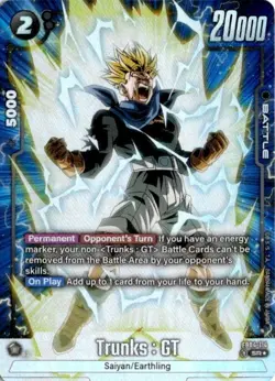 Trunks : GT FB04-114 Alternate Art Dragon Ball Super Fusion World Eng Card - Image 1