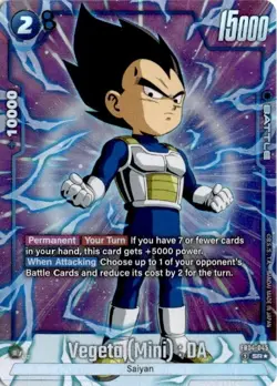Vegeta (Mini) : DA FB04-045 Alternate Art Dragon Ball Super Fusion World Card EN - Image 1