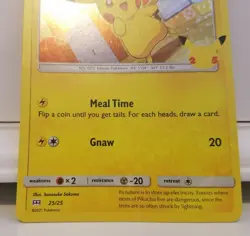 Pokemon Card * PIKACHU HOLO 25/25 * McDonalds 25th Anniversary 2021 Promo RARE - Image 14
