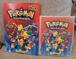 Pokemon Advanced Staks Albums + 22 Panini Nintendo Cards - Image 1