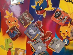 Pokemon Advanced Staks Albums + 22 Panini Nintendo Cards - Image 7