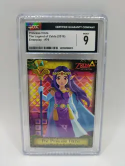 Legend of Zelda Trading Card PRINCESS HILDA #76 (2016) Enterplay CGC Graded 9 MT - Image 2