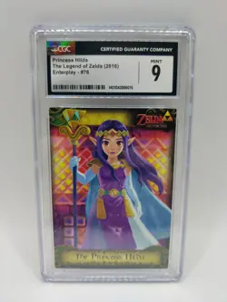Legend of Zelda Trading Card PRINCESS HILDA #76 (2016) Enterplay CGC Graded 9 MT - Image 9