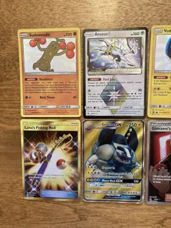 Pokemon TCG  Sun and Moon Card Lot 10 Cards Total NM GX Shiny Full Art Mewtwo - Image 3