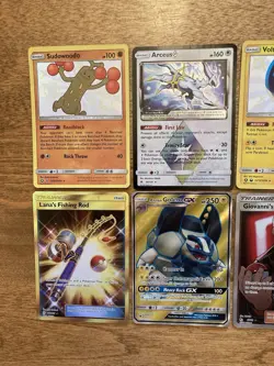 Pokemon TCG  Sun and Moon Card Lot 10 Cards Total NM GX Shiny Full Art Mewtwo - Image 9