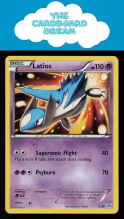 Latios XY Trainer Kit: Latias & Latios #13/30 Pokemon Card LP - Image 1